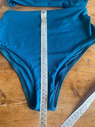 Costume intero H&M verde petrolio Taglia M