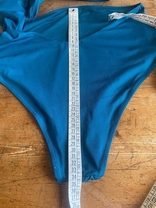 Costume intero H&M verde petrolio Taglia M
