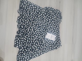 Minifalda negra lunares nueva Talla XS