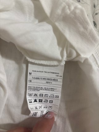 Camiseta Benetton Talla 7-8 (130 cm)