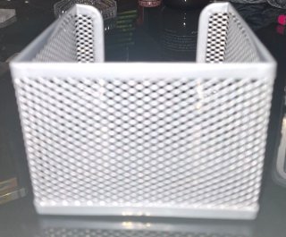 Conjunto de escritorio metálico plateado