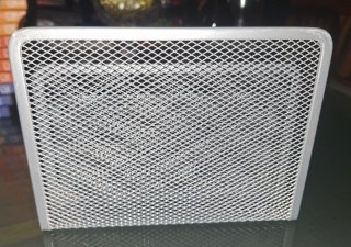 Conjunto de escritorio metálico plateado