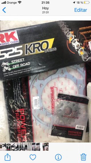 Kit Transmisión RK 525 KRO O-Ring