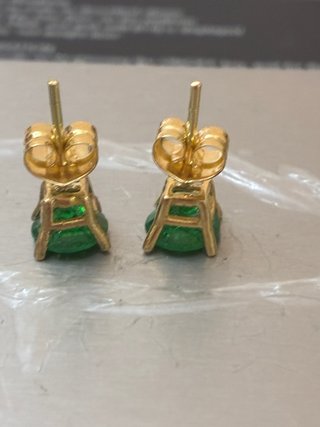 Pendientes Oro 18k 3.10 Ct Esmeraldas Muzo