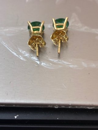 Pendientes Oro 18k 3.10 Ct Esmeraldas Muzo