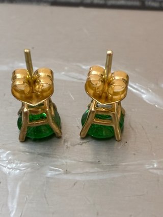 Pendientes Oro 18k 3.10 Ct Esmeraldas Muzo