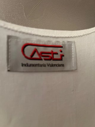 Cancán de fallera blanco