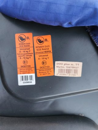 Silla de coche Romer Duo Plus