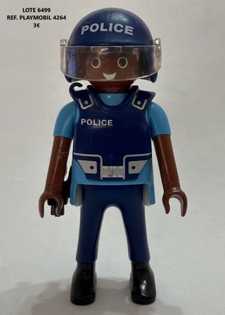 Lote 4735 5805 6497 6498 6499 Playmobil Policías