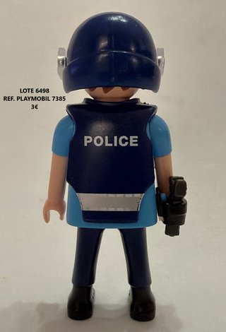 Lote 4735 5805 6497 6498 6499 Playmobil Policías