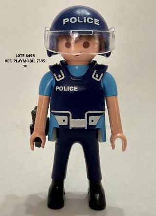 Lote 4735 5805 6497 6498 6499 Playmobil Policías