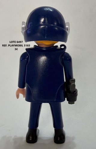 Lote 4735 5805 6497 6498 6499 Playmobil Policías