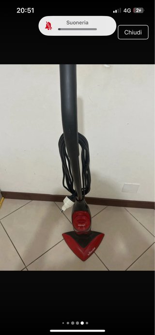 Scopa elettrica Vileda a vapore