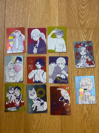 Lote Cartas Exclusivas Shueisha Manga