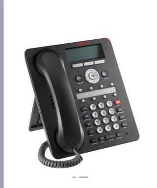 Teléfono IP Avaya 1608 Negro