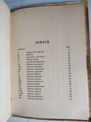 Libro sobre LA PALOMA