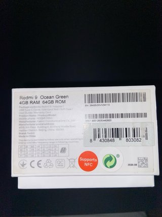 Xiaomi Redmi 9 Azul 64GB 4GB RAM (Como nuevo)