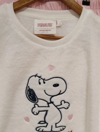 Pijama Polar Snoopy Women'secret Talla L