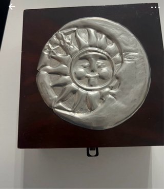 Joyero madera sol y luna