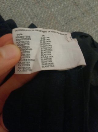 Bustino Tezenis nero con ferretti