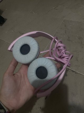 Cascos Sony Rosas Plegables