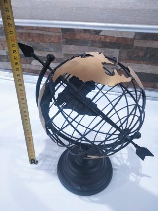 Globo terráqueo decorativo