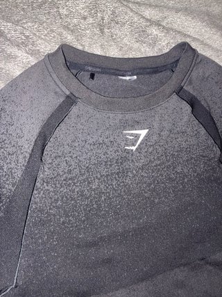 Camiseta Gymshark Shadow Seamless Negra