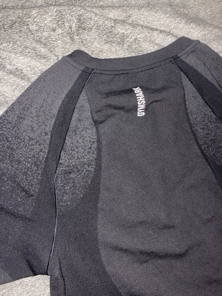 Camiseta Gymshark Shadow Seamless Negra