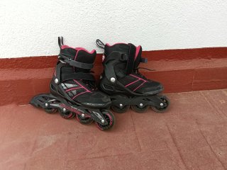 Patines Rollerblade Bravo (T. 38) + Protecciónes