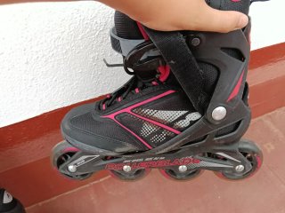 Patines Rollerblade Bravo (T. 38) + Protecciónes