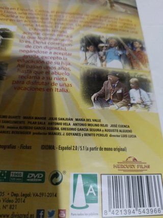 Un Rayo de Luz DVD sin abrir