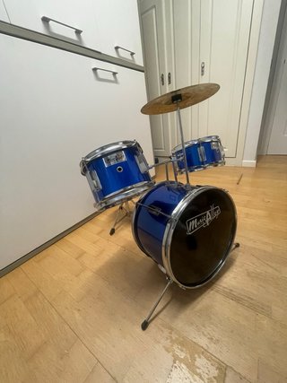 Juego de Batería Music Alley DBJK02 Azul