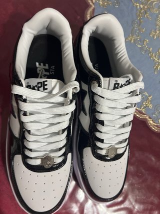 Zapatillas BAPE Negras y Blancas