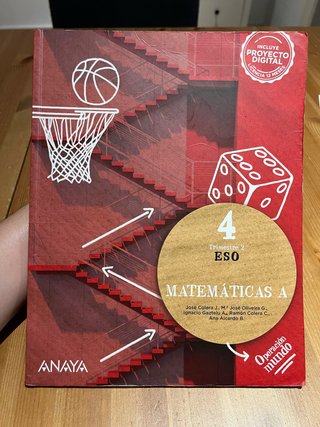 Matemáticas A. 4o de ESO