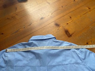Camicia Dazy azzurra cotone con piega