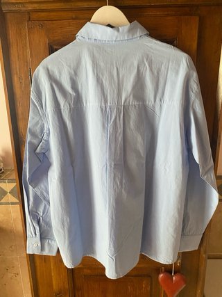 Camicia Dazy azzurra cotone con piega