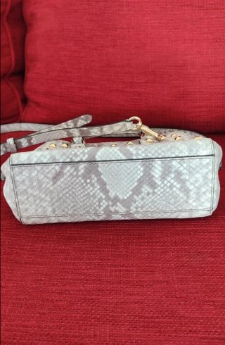 Borsa Michael Kors Pitonata con Borchie Oro