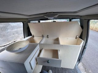 Muebles camper Mitsubishi L300 a medida