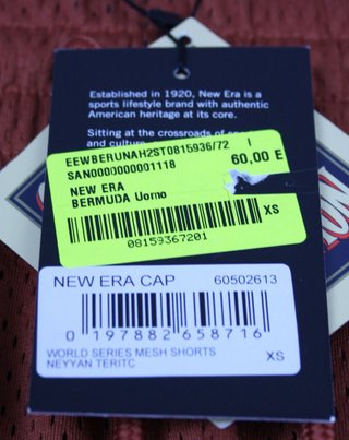 New Era Pantaloncini Arancioni Taglia XS
