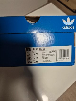 Zapatillas Adidas SL 72 OG Azul/Blanco