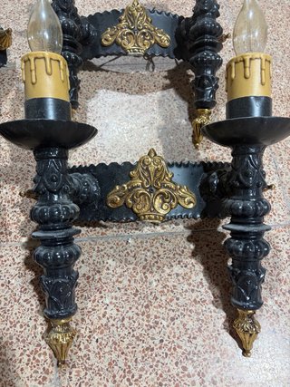 Apliques de pared estilo candelabro