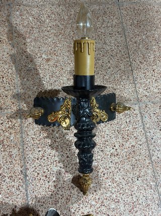 Apliques de pared estilo candelabro