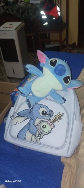 Mochila Stich + Peluche