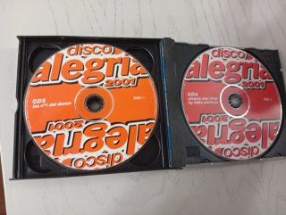 Disco Alegría 2001 - 4 CDs