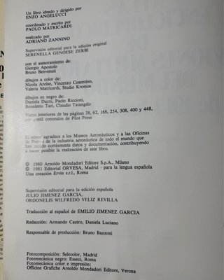 Atlas Enciclopédico Aviones Militares Orvesa 1981