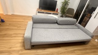 Sofá Cama Gris 3 Plazas