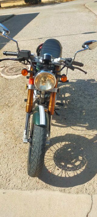 Hanway Cafe Race 125cc Verde/Negro
