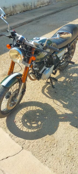 Hanway Cafe Race 125cc Verde/Negro