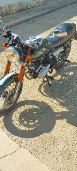 Hanway Cafe Race 125cc Verde/Negro