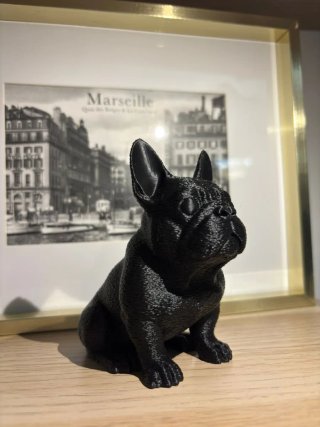 Figura Bulldog Francés Negra